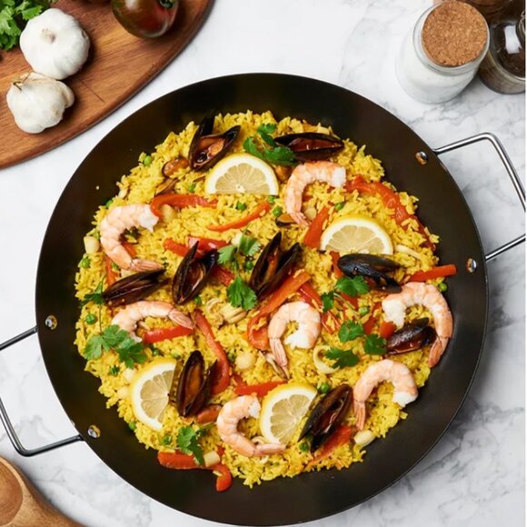 Latin Carbon Steel 15" Paella Pan ( New) - Picture 5 of 5